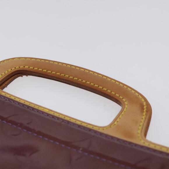 LOUIS VUITTON Monogram Vernis Stanton Tote Bag Purple Viole M91079 - Picture 8 of 12